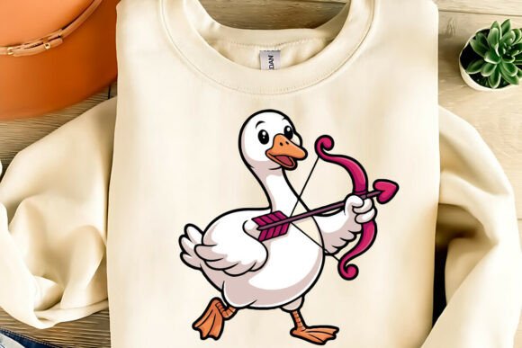 Download Cute Valentine Goose Clipart PNG,SVG,EPS - Premium Resources