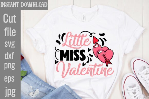 Download Little Miss Valentine SVG Cut File - Premium Resources