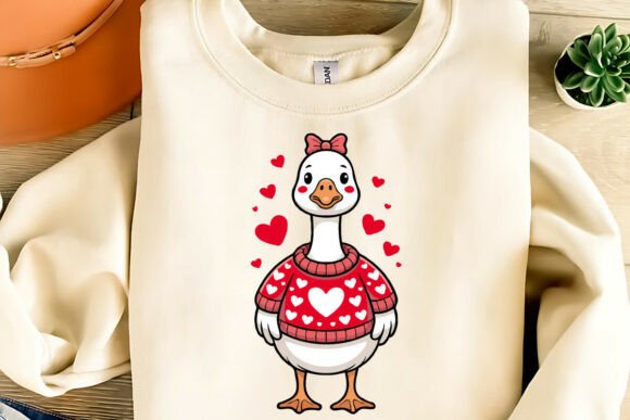 Download Cute Valentine Goose Clipart PNG,SVG,EPS - Premium Resources